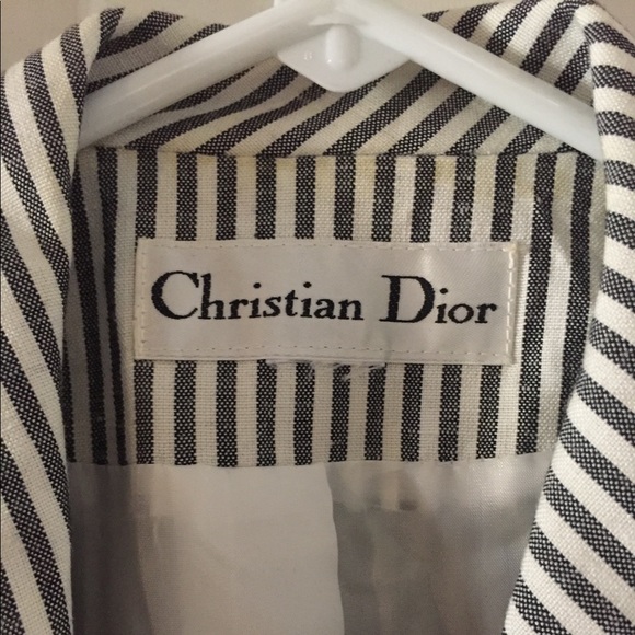 Vintage Christian Dior summer blazer - Picture 2 of 5